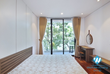 A brand new 1 bedroom apartment for rent in quiet Yen Phu Village